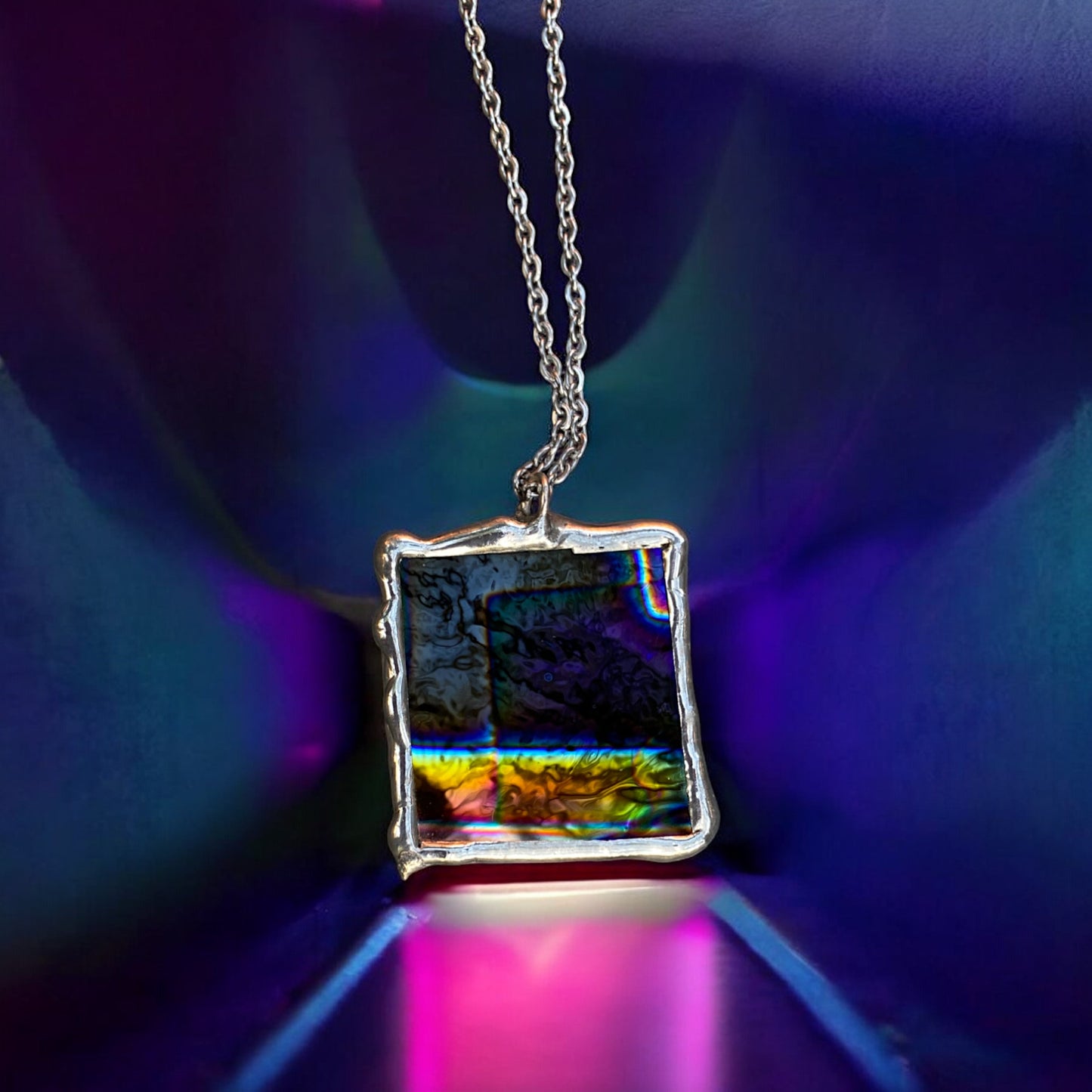 Quantum Portal | Stained Glass Pendant Necklace