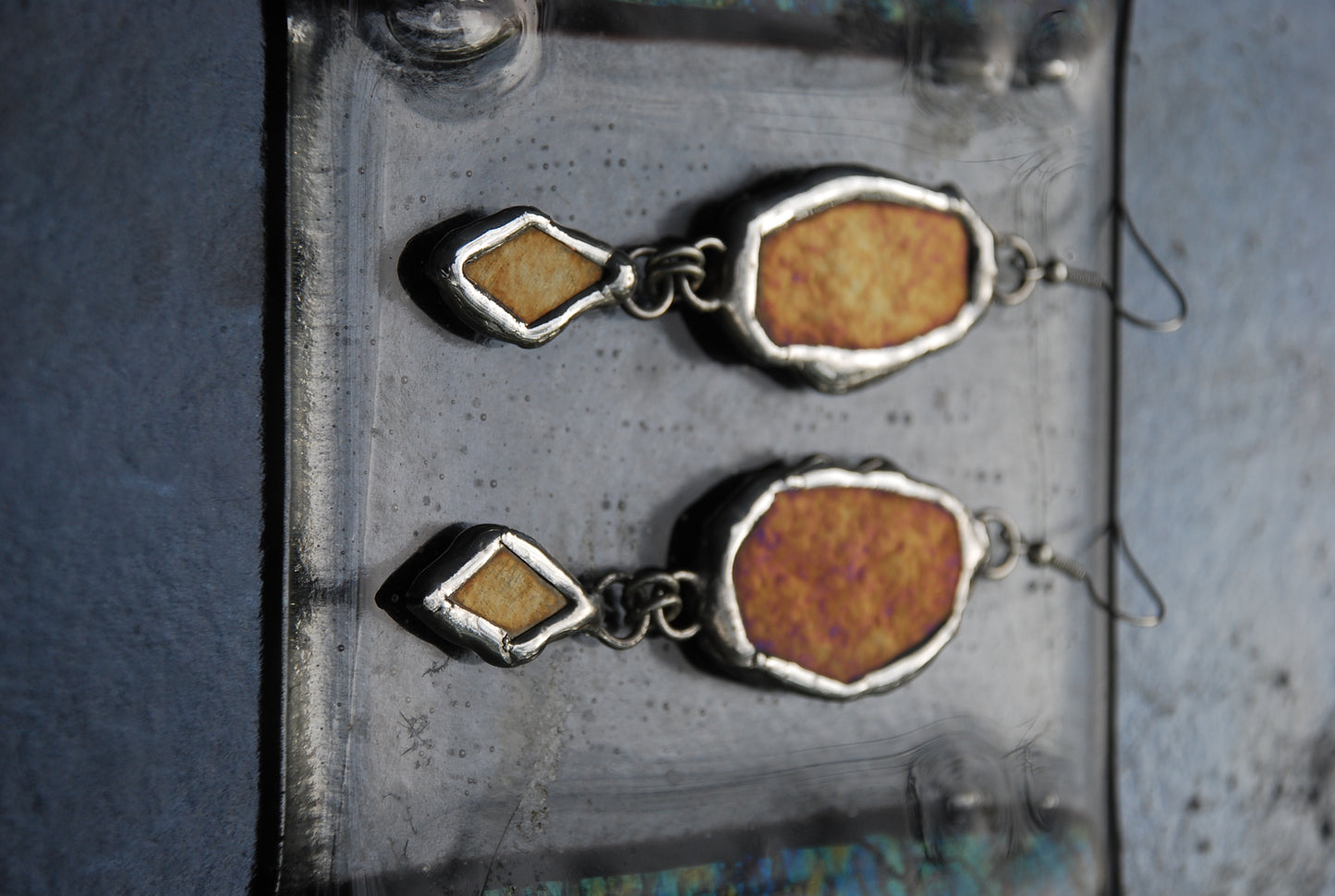 Aurelian Star Portals | Stained Glass Earrings