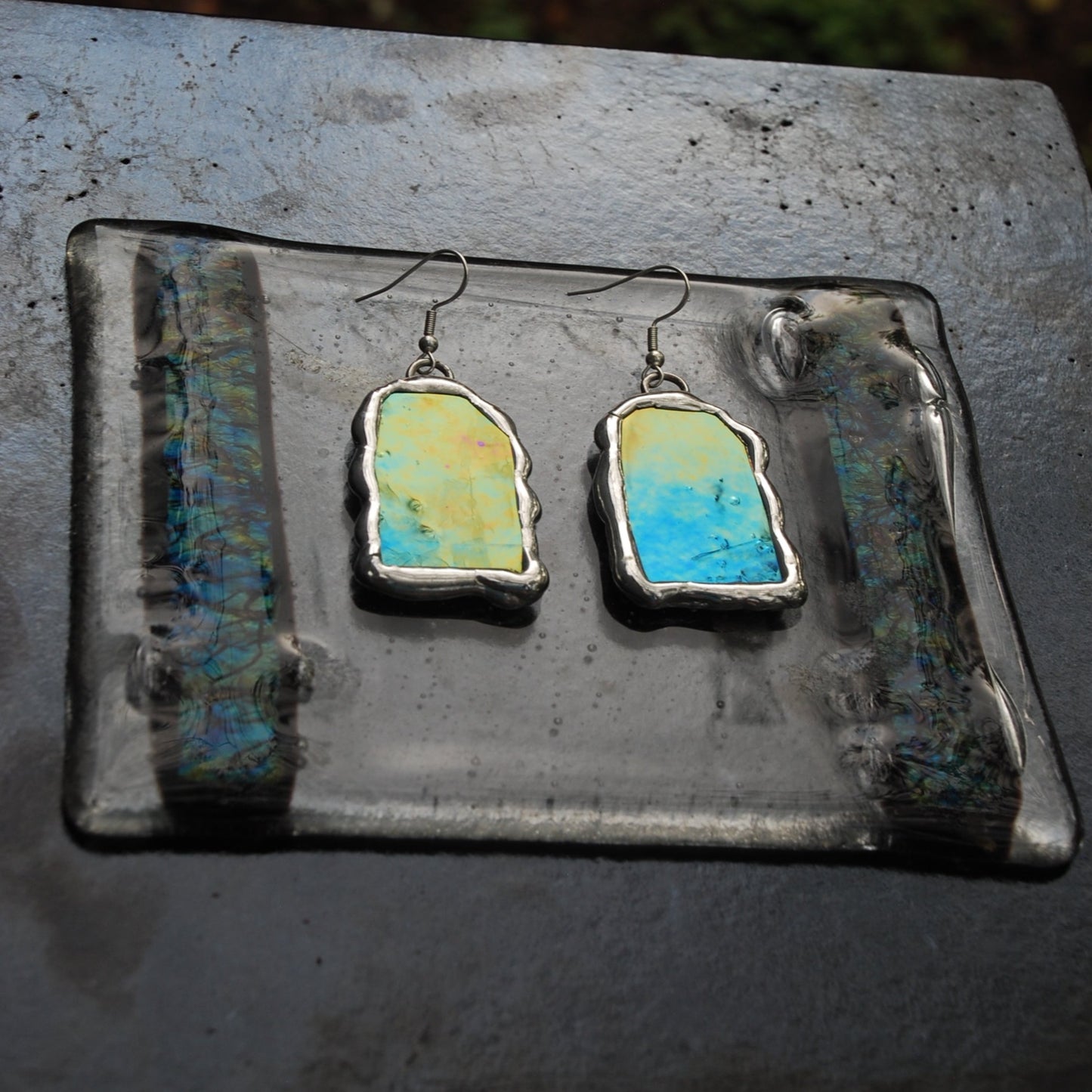 Celestial Portals | Stained Glass Earrings