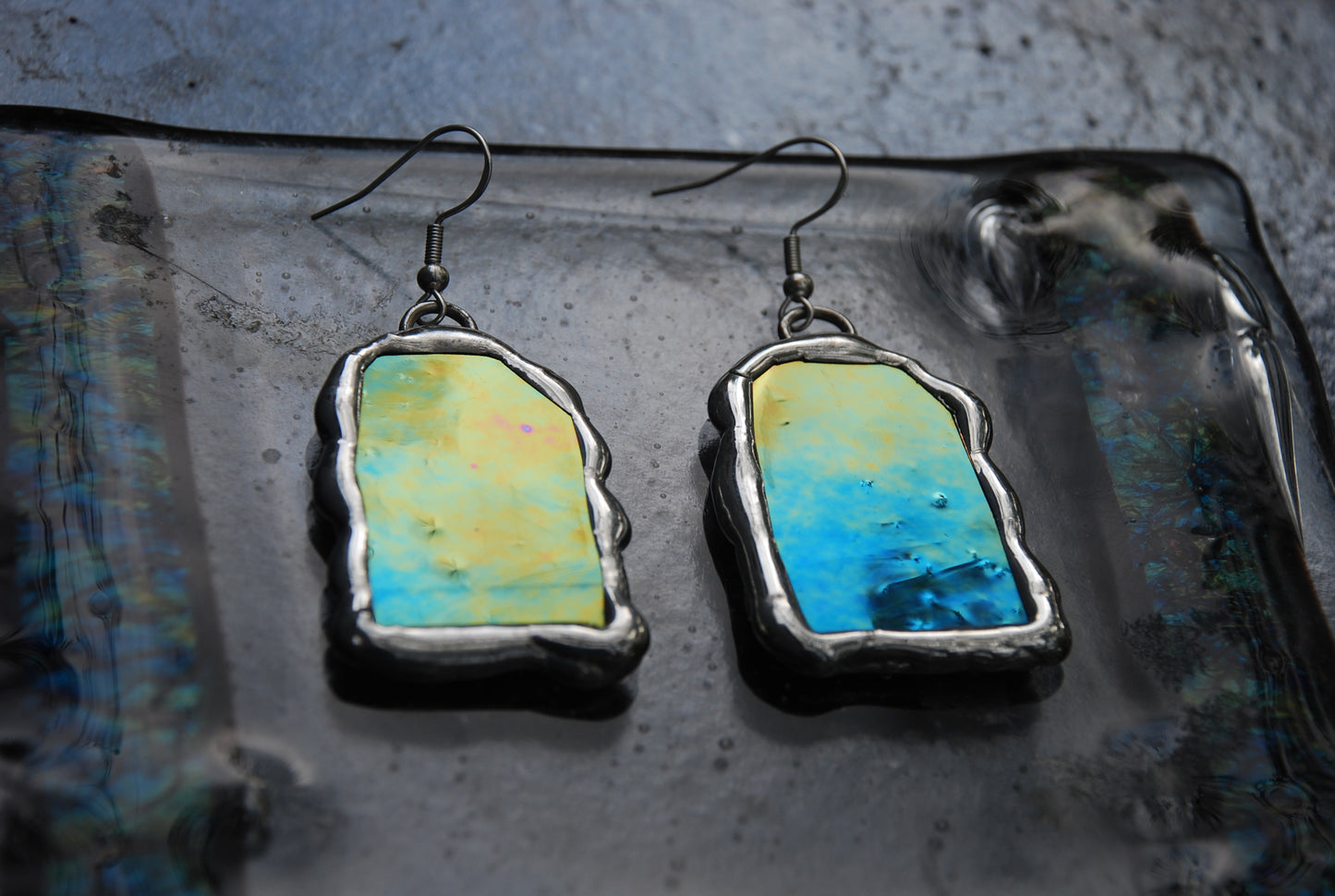 Celestial Portals | Stained Glass Earrings