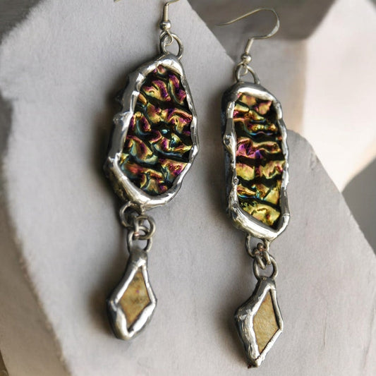 Brave & Brutal Portals | Stained Glass Earrings