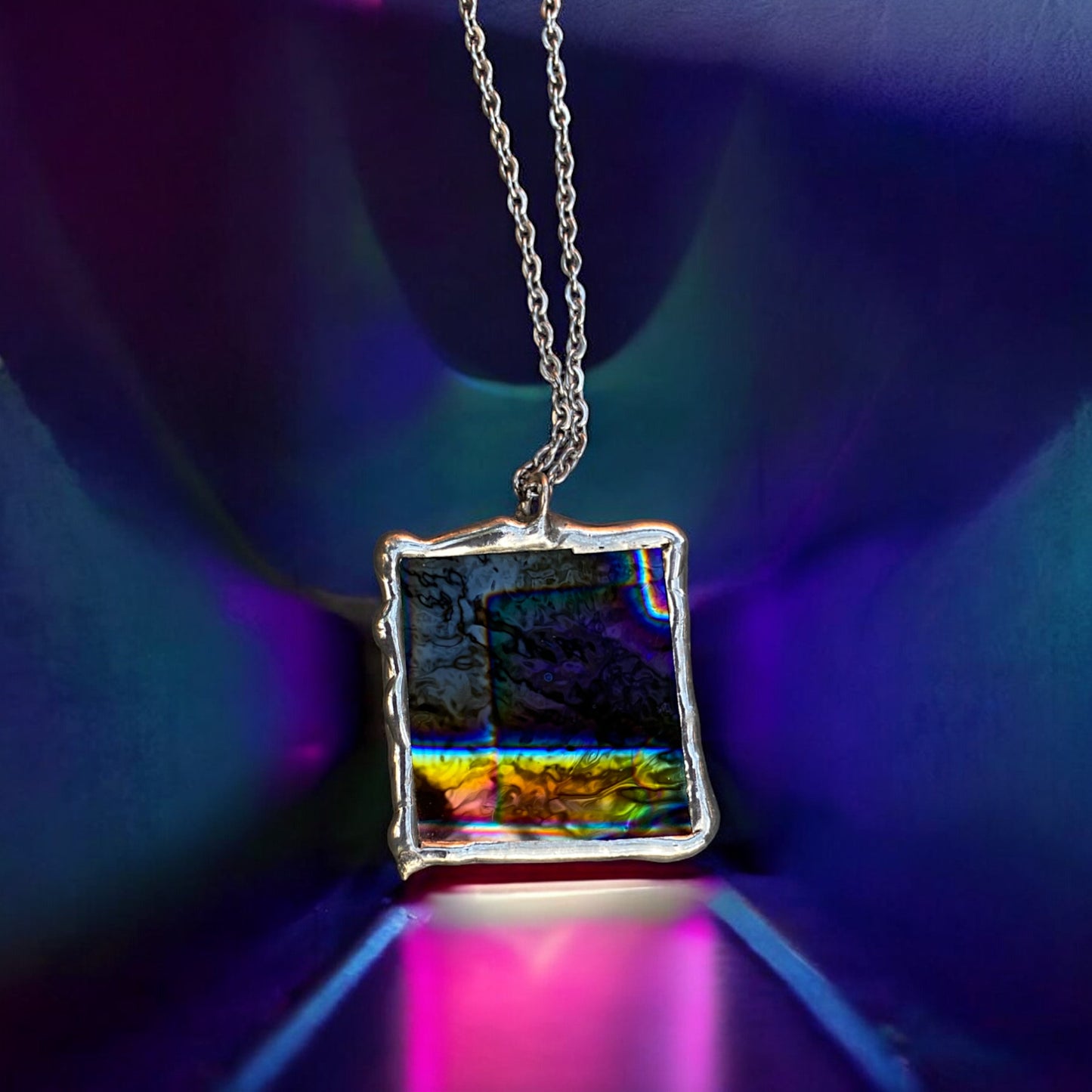 Quantum Portal | Stained Glass Pendant Necklace