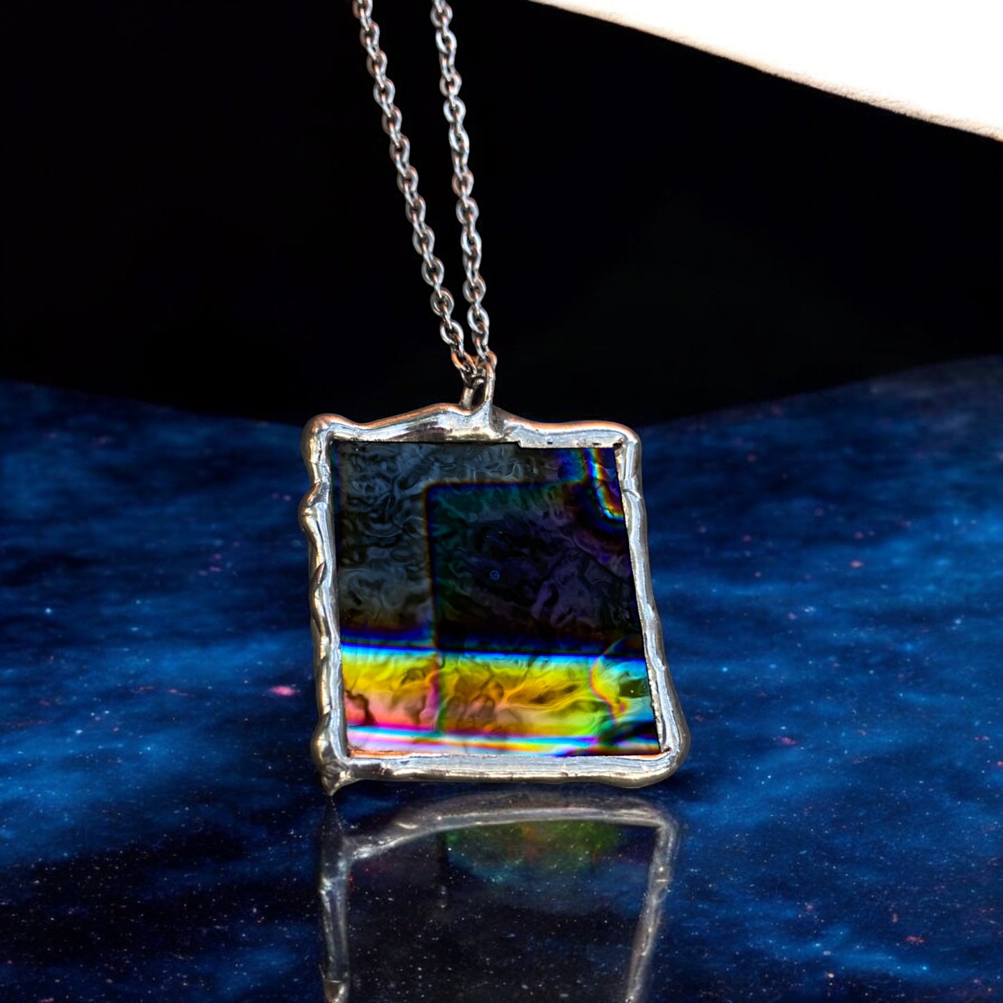 Quantum Portal | Stained Glass Pendant Necklace