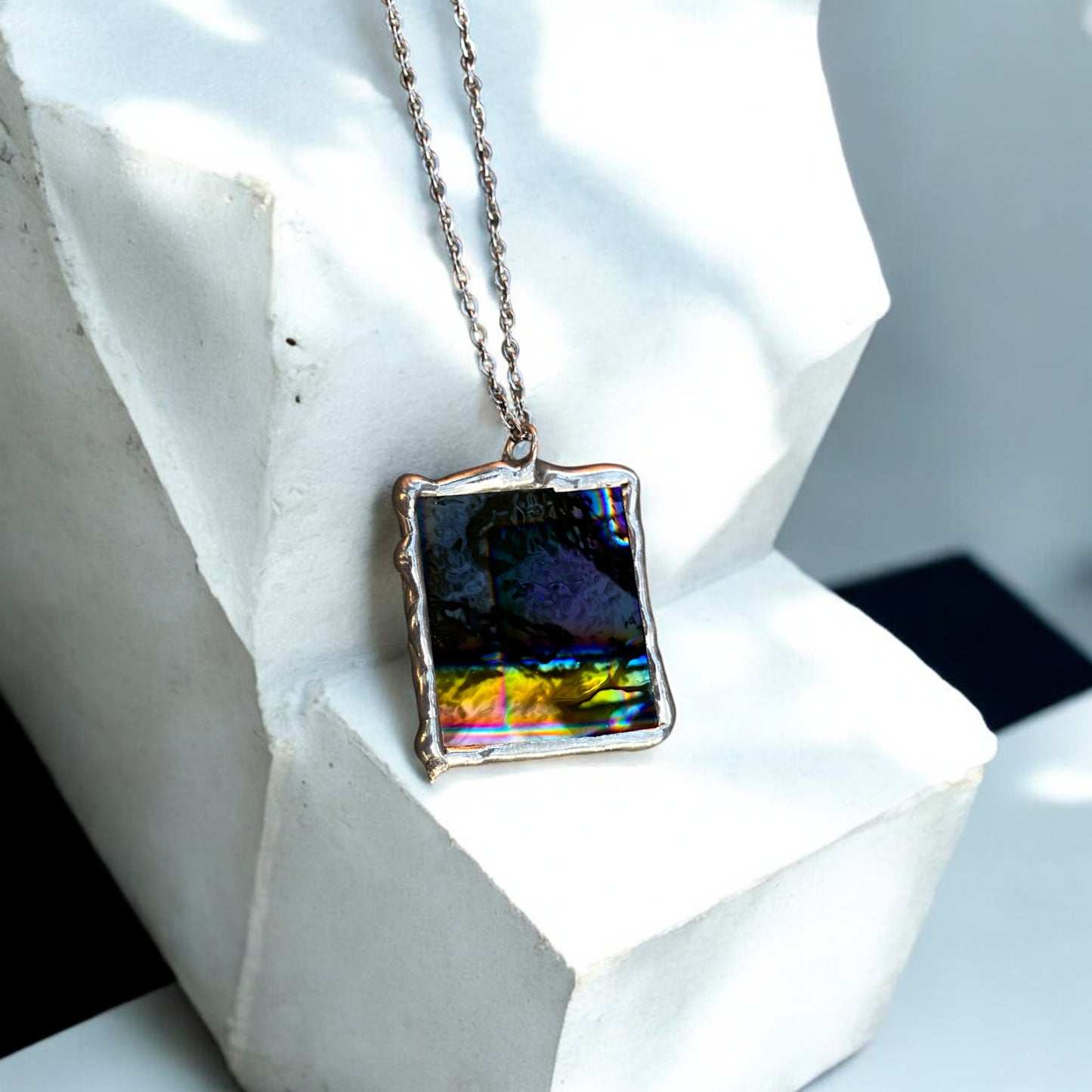 Quantum Portal | Stained Glass Pendant Necklace