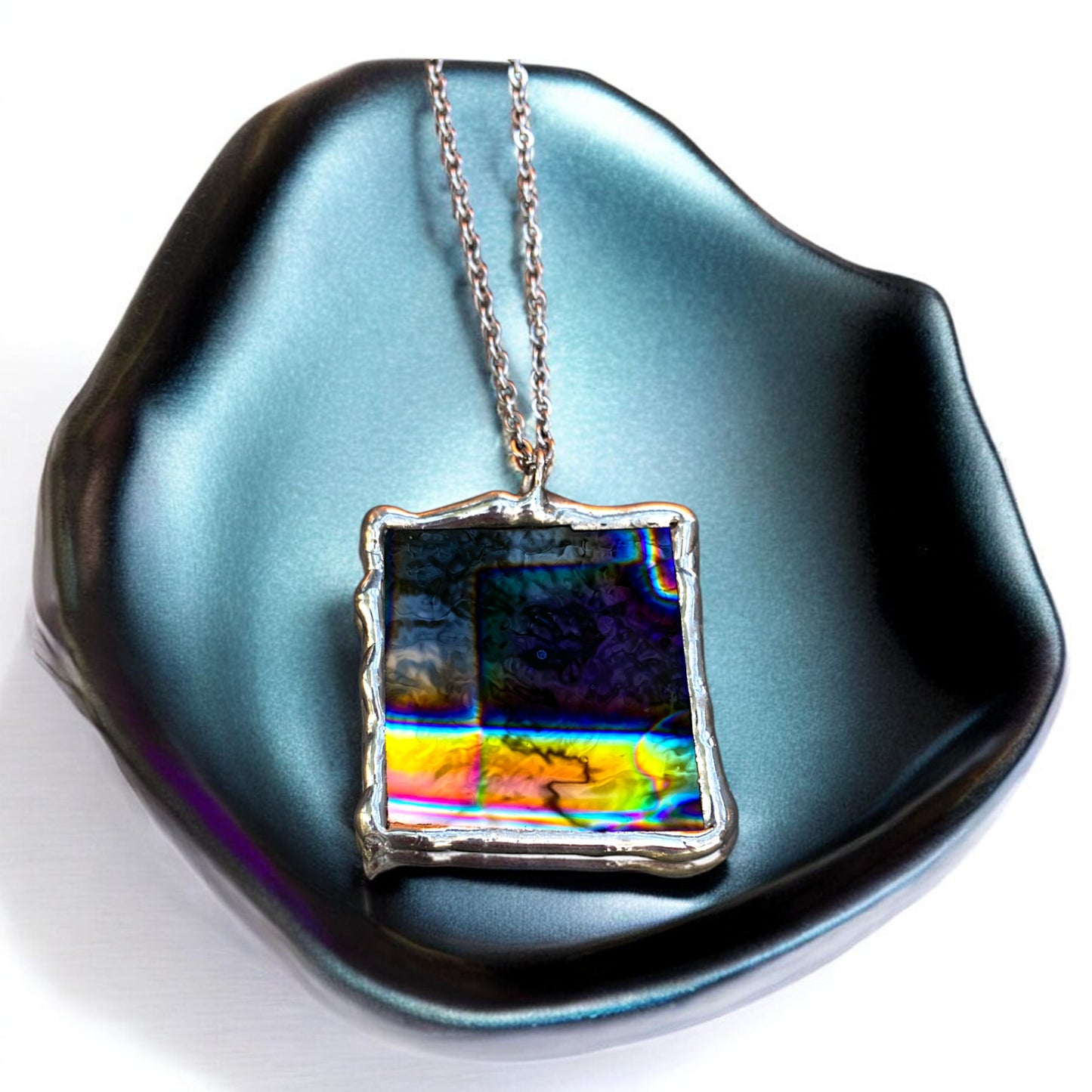 Quantum Portal | Stained Glass Pendant Necklace