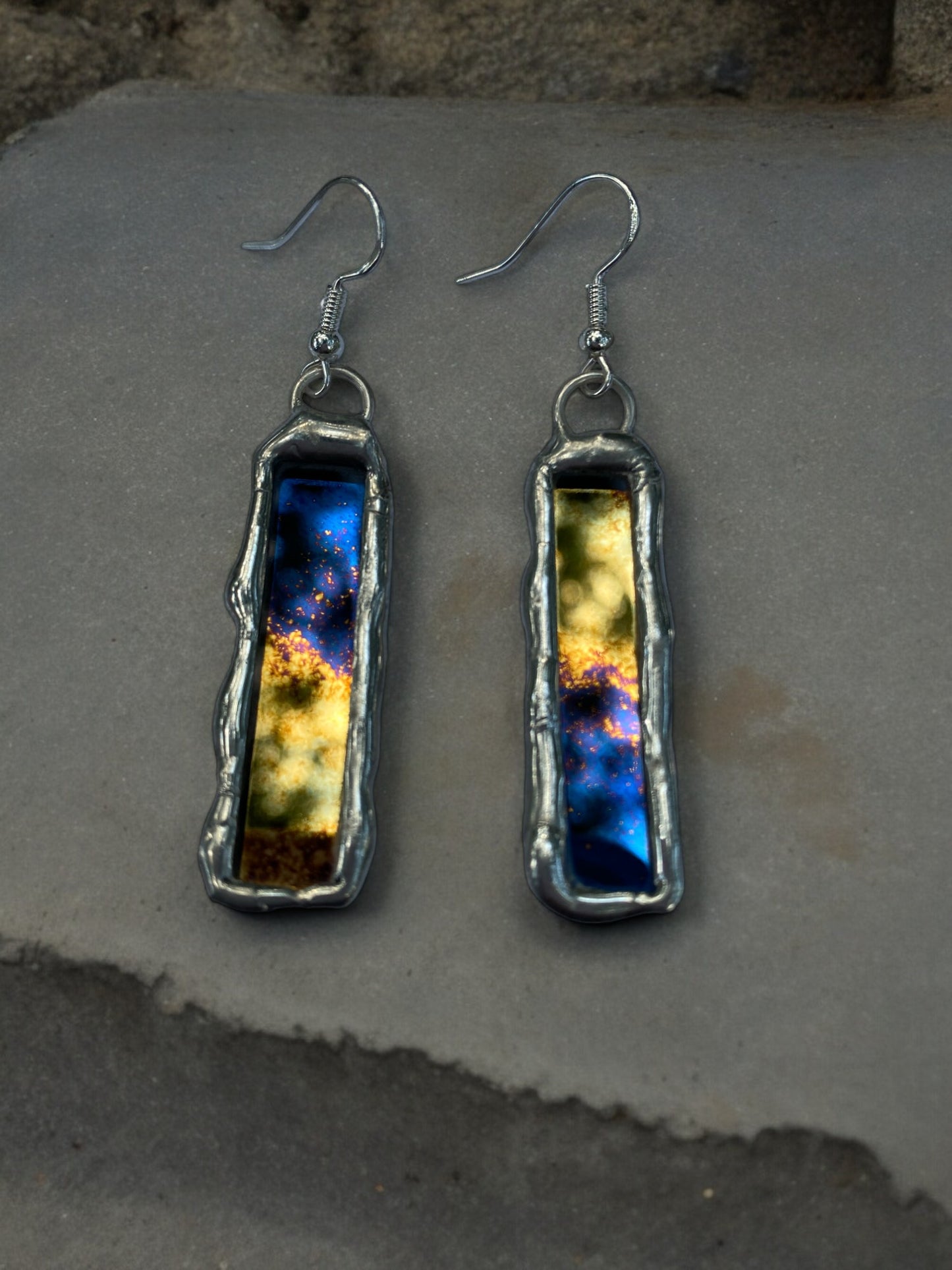 Supernova Portals | Stained Glass Earrings