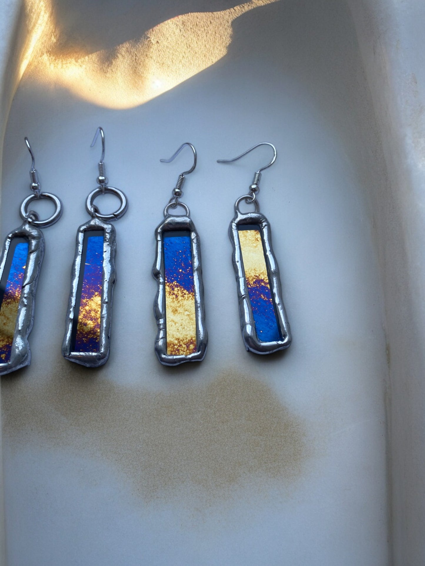 Supernova Portals | Stained Glass Earrings