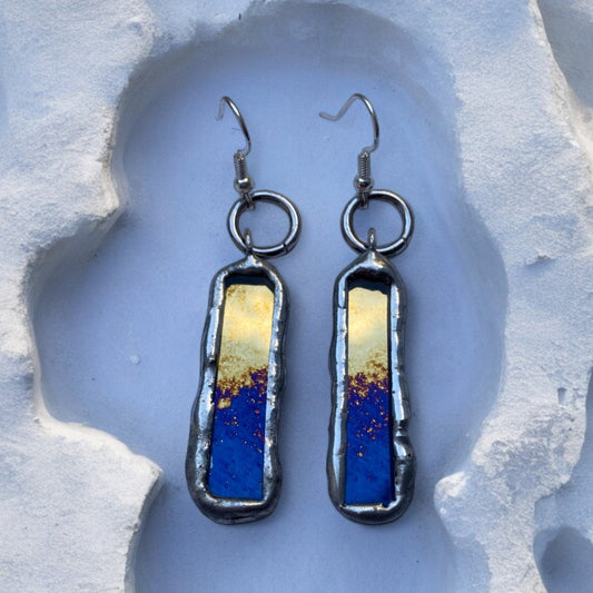 Cosmic Star Portals | Stained Glass Earrings