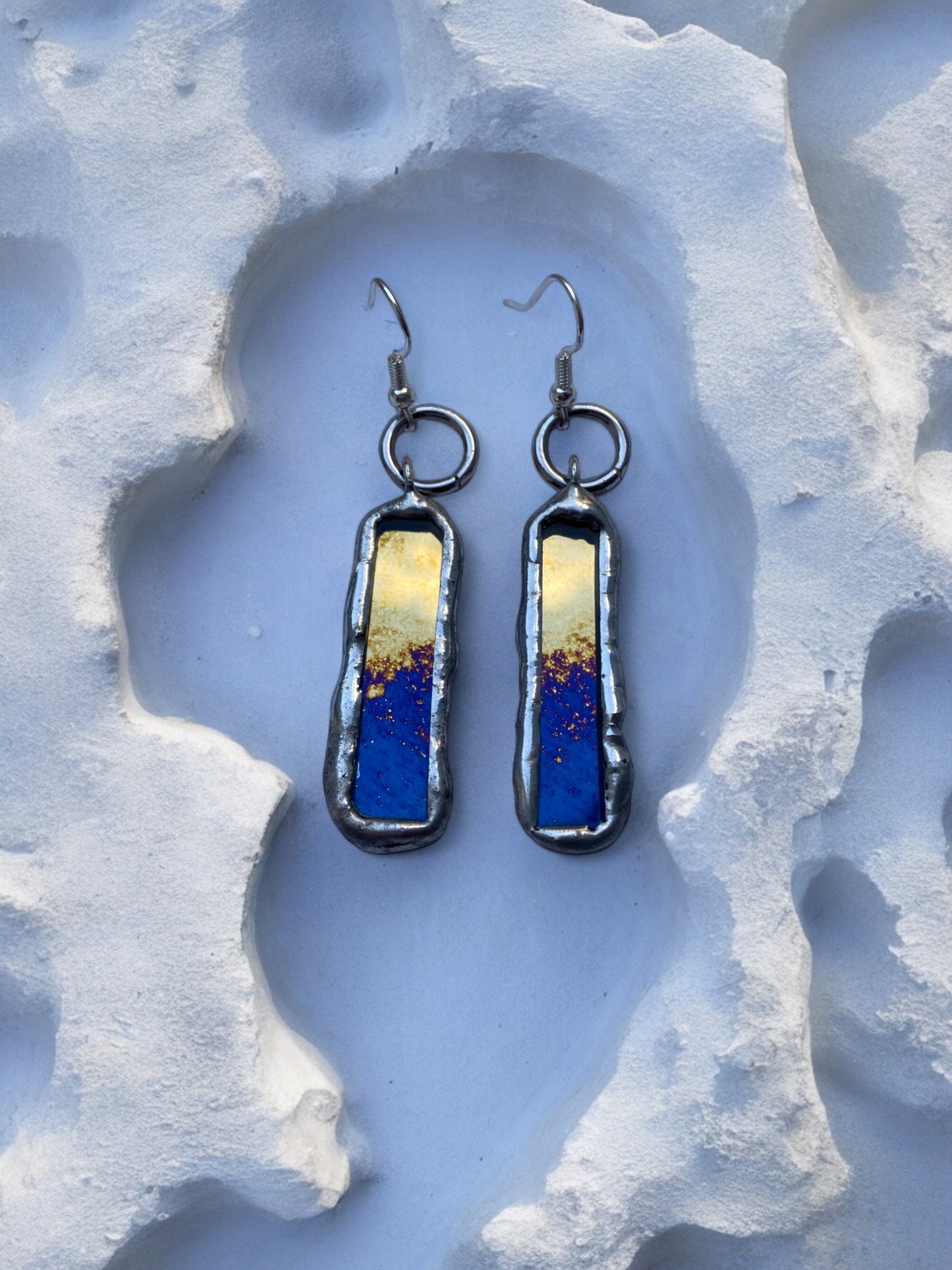 Cosmic Star Portals | Stained Glass Earrings