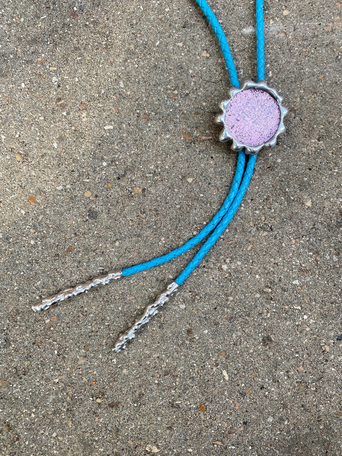 Seraphic Fused Glass Bolo Tie