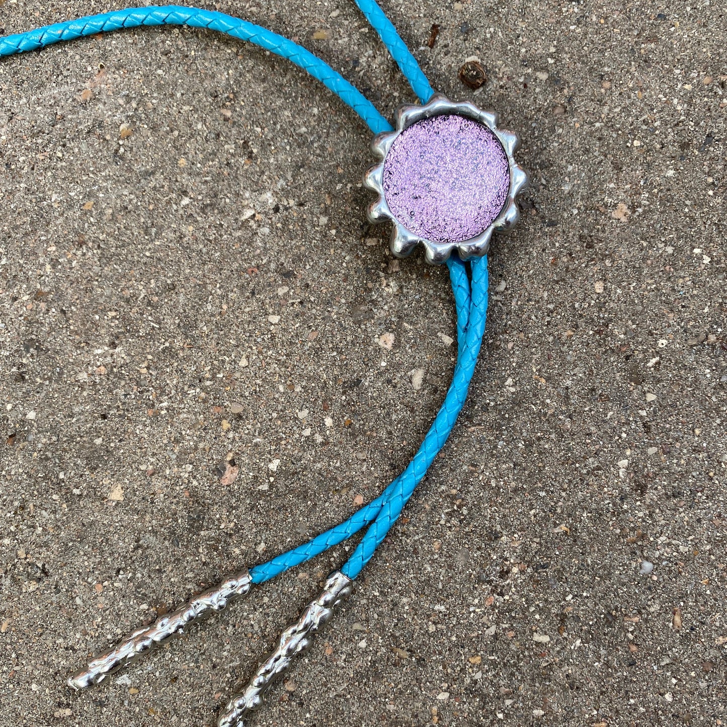 Seraphic Fused Glass Bolo Tie