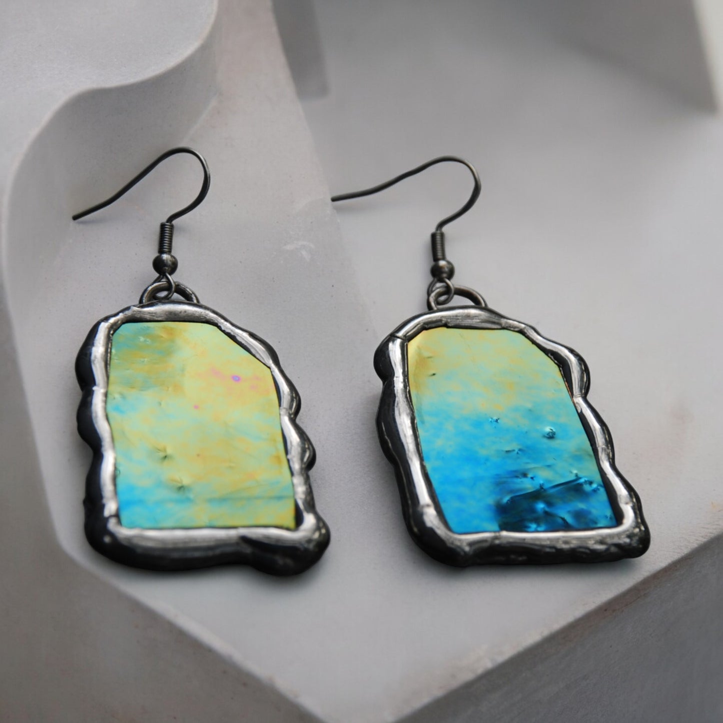 Celestial Portals | Stained Glass Earrings