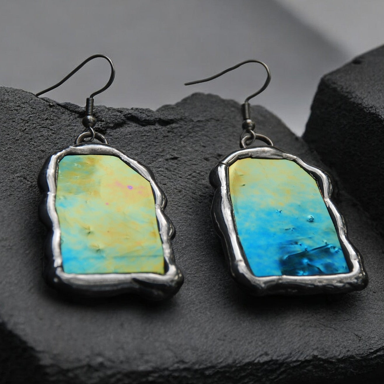 Celestial Portals | Stained Glass Earrings