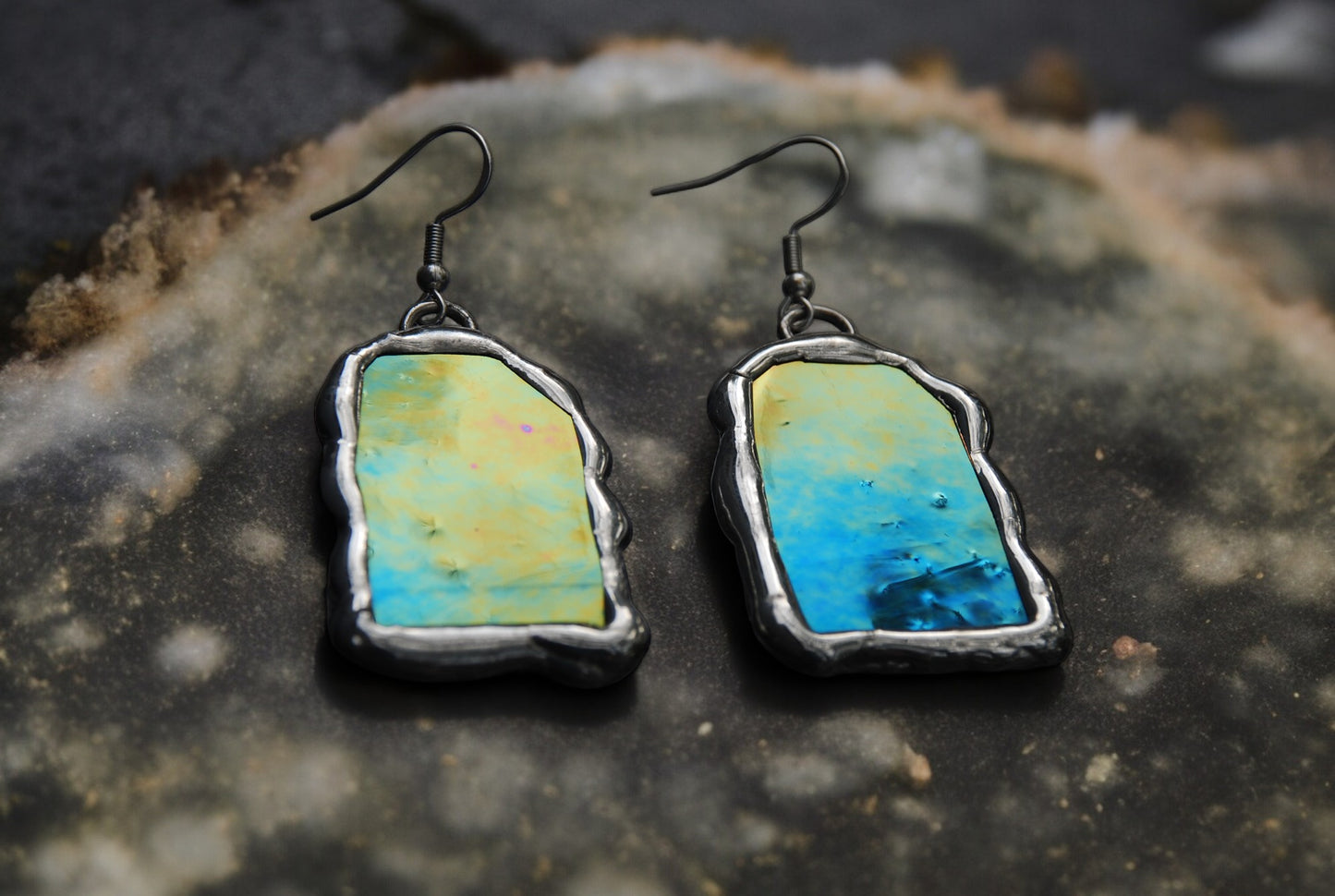 Celestial Portals | Stained Glass Earrings