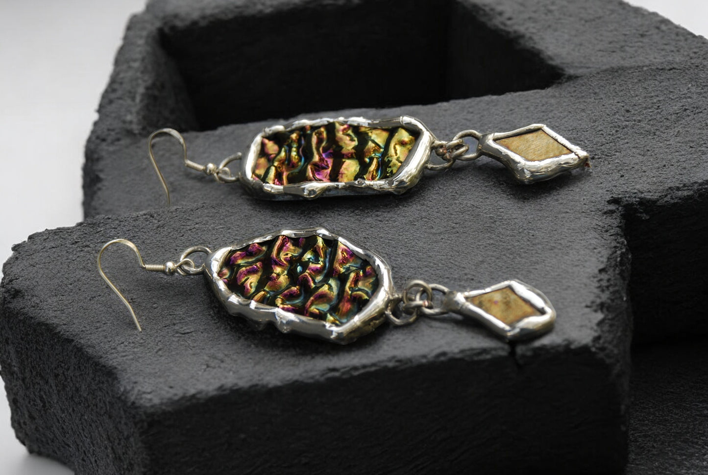 Brave & Brutal Portals | Stained Glass Earrings