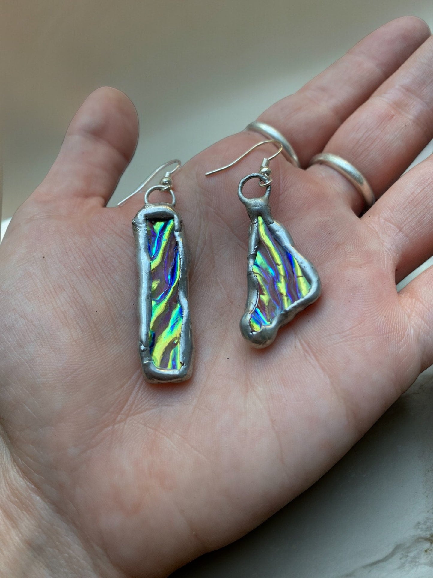 Nymphet Portals | Stained glass Earrings