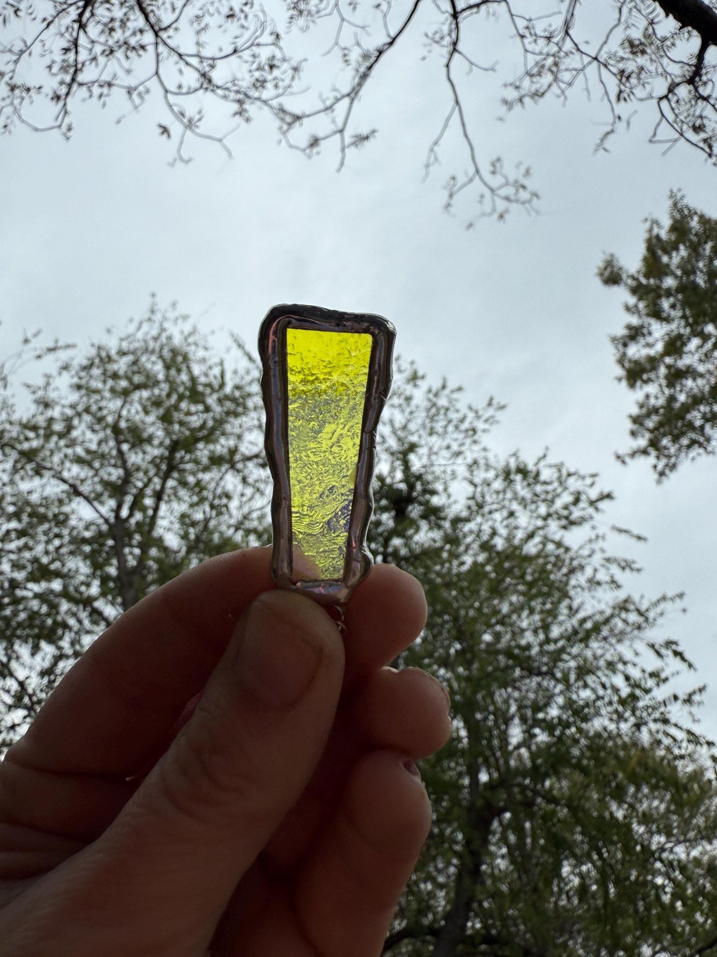 Purple Iridescent Stained Glass Earrings | Handmade, Mismatched, Abstract, Wearable Sculptures