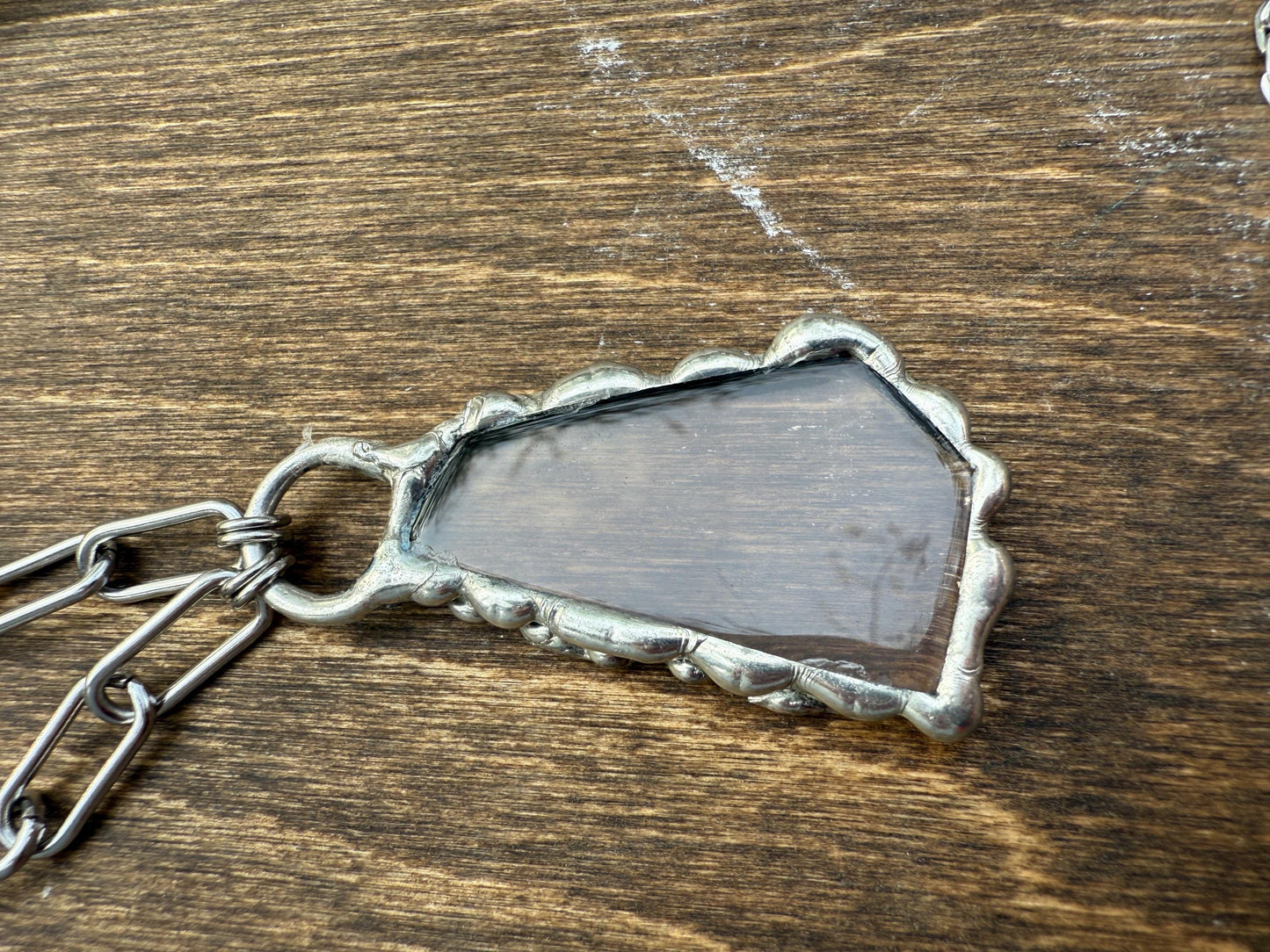 Smokey Quartz Crystal Necklace | Soft Soldered Gemstone Alchemy for the Whimsigoth Babe