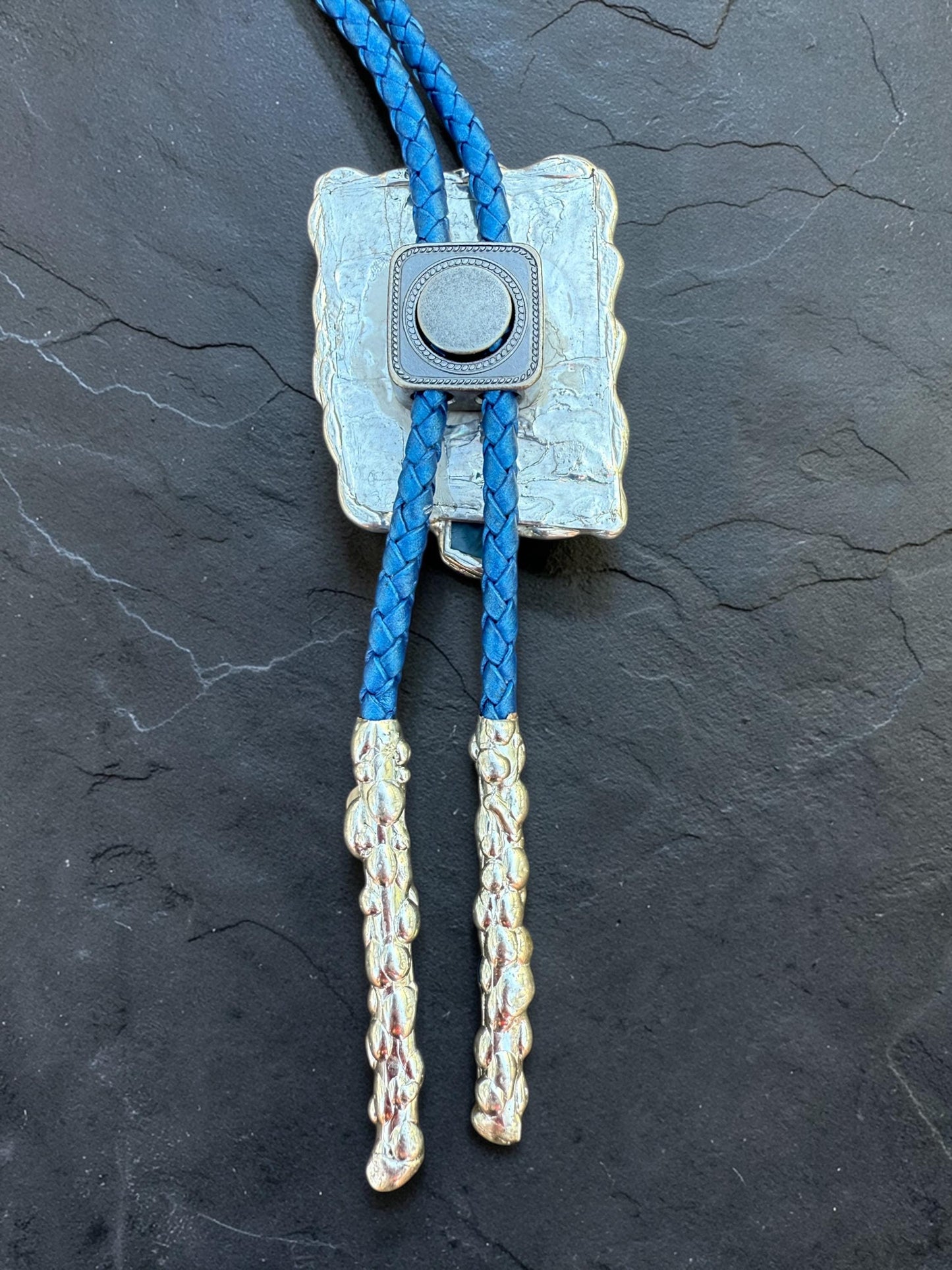 Stained Glass Bolo Tie – Handmade Western Statement Necklace | Whimsical Jewelry for Festival Fashion and Celestial Cowboy Vibes, Unisex